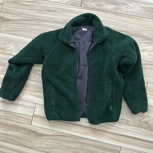 Green Sherpa Fleece Jacket John galt (brandy Melville)